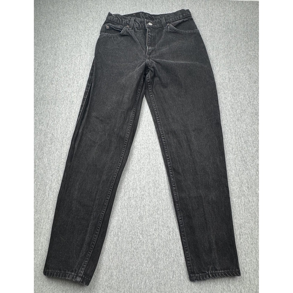 Levi's Jeans 10950 Black Orange Tab Womens Sz 9S (28x29) Vtg 90s Relaxed Taper
